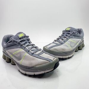 Nike Shox Turmoil 2 Women’s Size 10 Grey White Athletic Running Shoes 389568-100